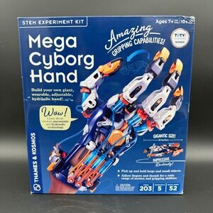 Thames Kosmos Mega Cyborg Hand STEM Experiment Kit Build Hydraulic Robot Toy 7+